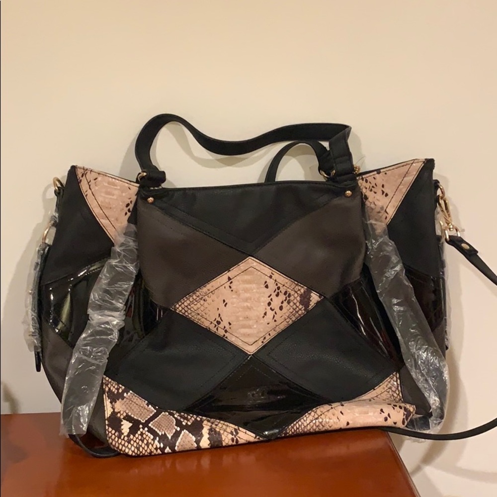 Big Leather Crossbody Bag